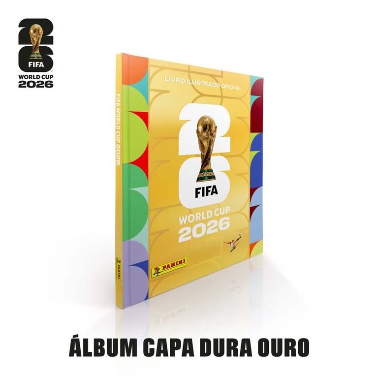 Álbum Capa Dura Ouro Copa 2026